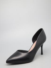 Туфли женские, арт. C-352, р. 35-39, черный, иск.кожа, "SANTAROSE"
