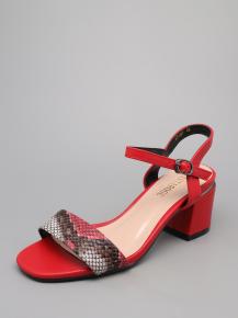 Босоножки женские, арт. ST-607, р. 35-40, красный, иск.кожа, "SANTAROSE"