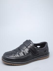 Туфли для мальчика, арт. 3550-5, р. 31-36 (п. 33,34), черный, иск.кожа, "ЛЕОПАРД"