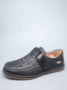 Туфли для мальчика, арт. 3070-2, р. 36-41 (п. 38,39), черный, иск.кожа, "ЛЕОПАРД"