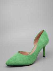 Туфли женские, арт. C-819, р. 35-39, зеленый, иск.замша, "SANTAROSE"